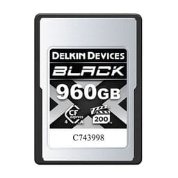 Delkin Devices 960GB BLACK CFexpress Type A 4.0 Memory Card