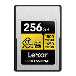 Lexar 256GB Professional GOLD CFexpress 4.0 Type A Memory Card